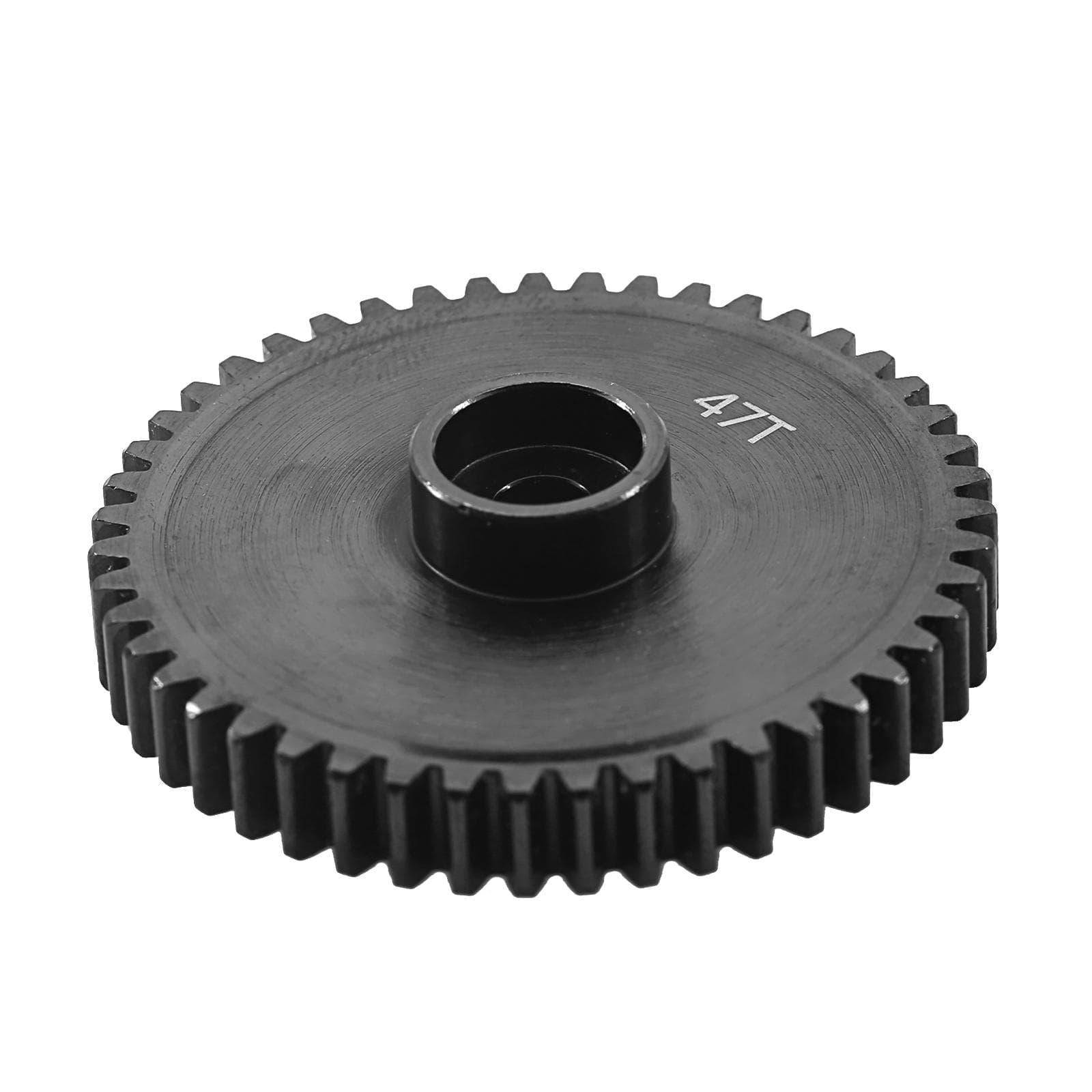 Steel 47T Main Gear Metal Spur Gear Replacement for HPI Savage X 4.6 1/8 Remote Control Car Upgrade black