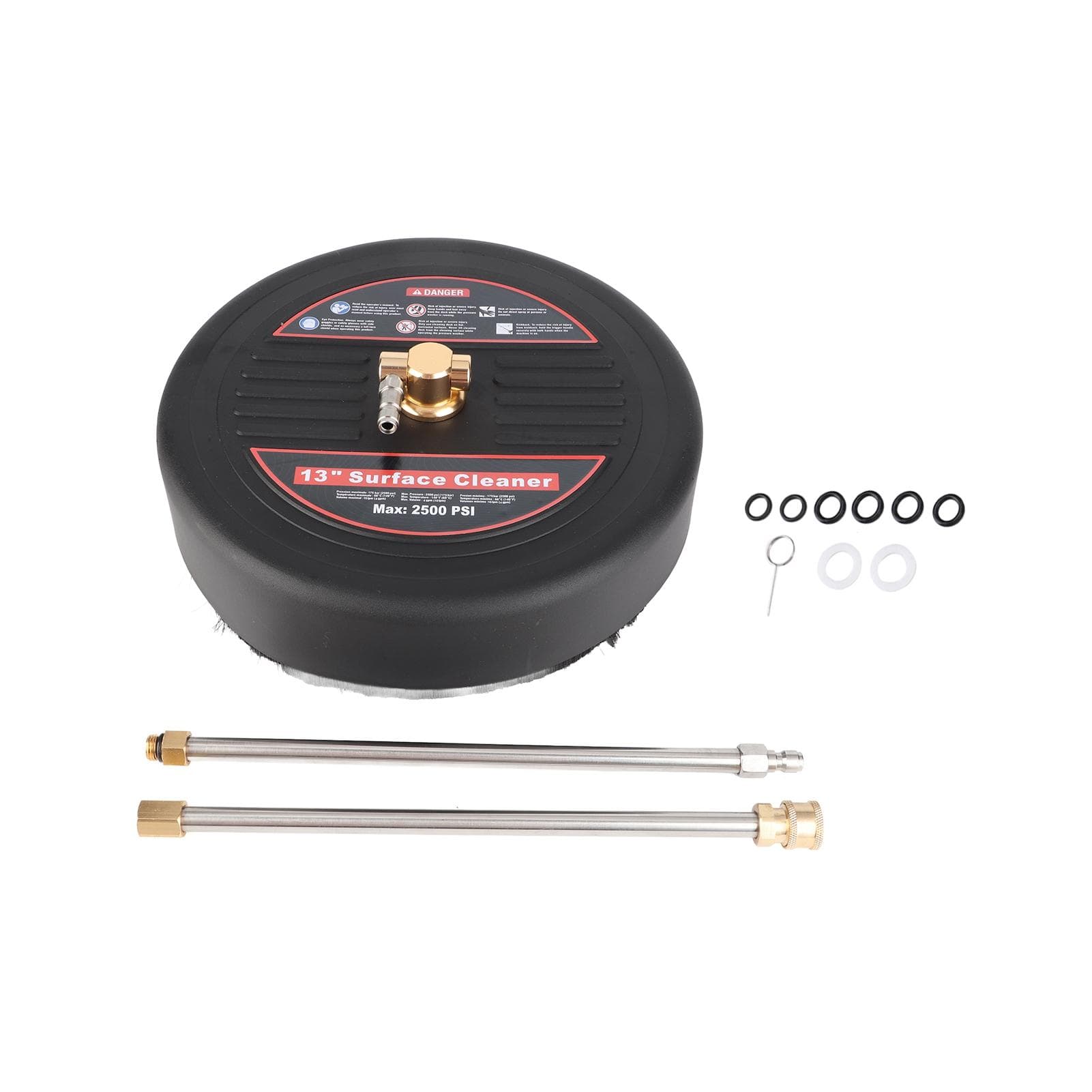 13 Inch Pressure Washer Surface Cleaner Attachment 1/4inch Connector 2500PSI Power Washer Surface