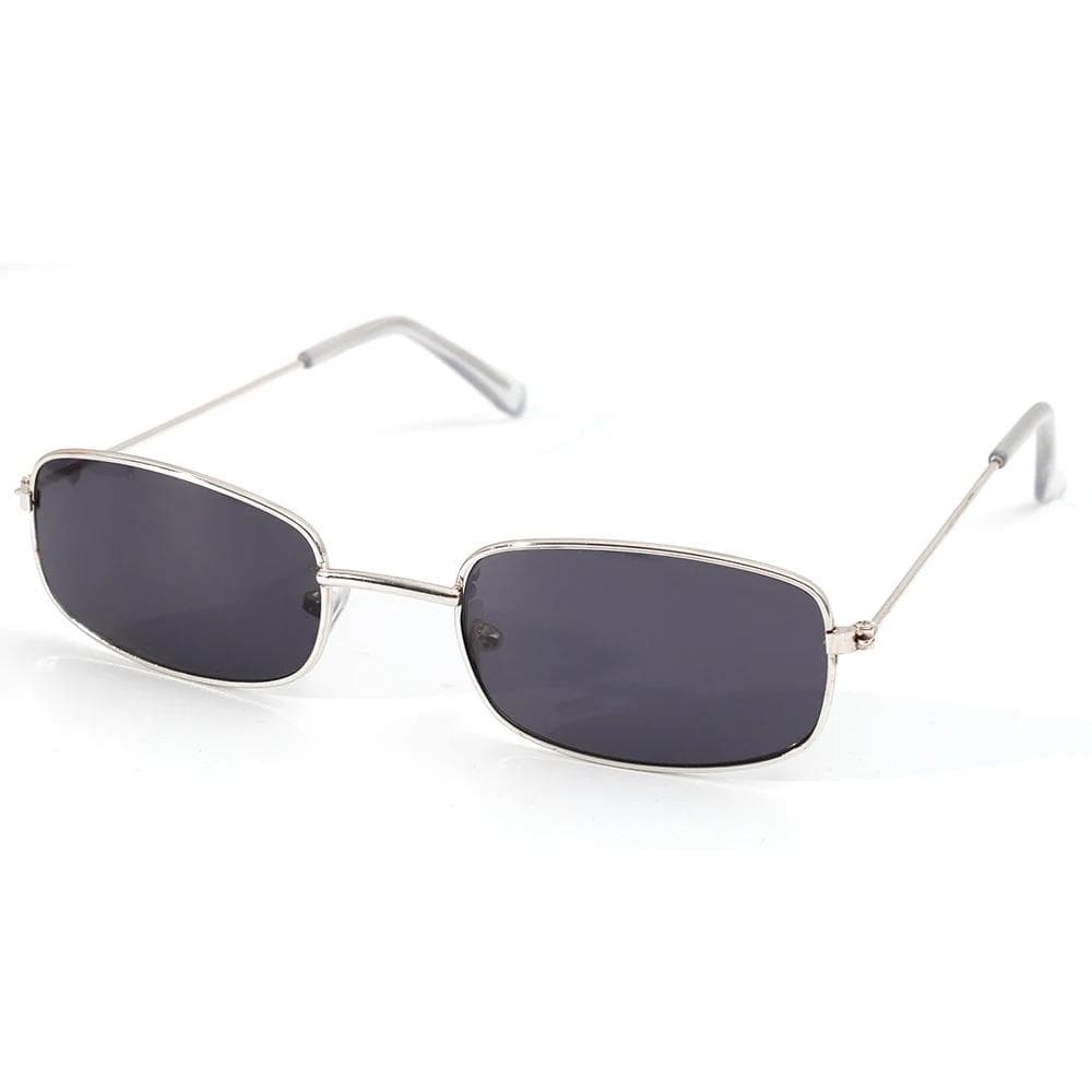 Japanese Harajuku Glasses Gold Silver Black Small Metal Square Frame Anti Blue Light Eyewear for Women Men