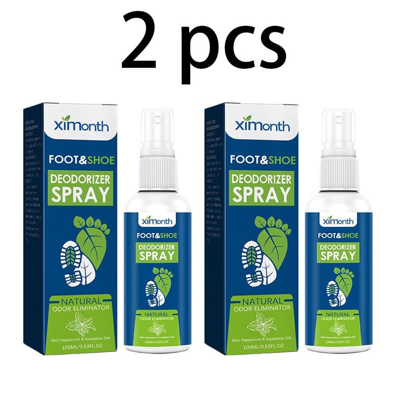 Ximonth Foot Deodorizer Relieves Sweaty Feet and Stinky Feet Removes Odor, Stops Itching and Dries Feet Deodorizing Treatment Spray