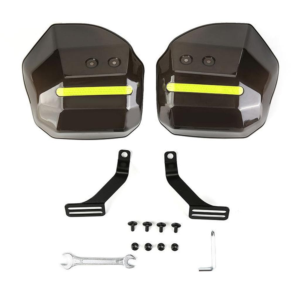 Electric Bicycle Handguards Motorcycle Hand Guards Protector Universal Handlebar Windshield black
