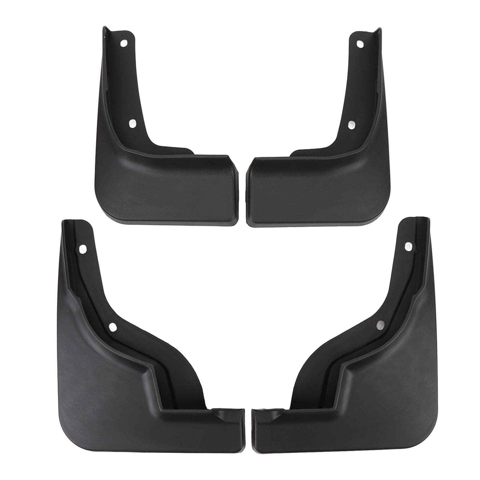 4pcs Mud Flaps Set Anti Splashing Front and Rear Splash Guards for Elantra 20232024 Black