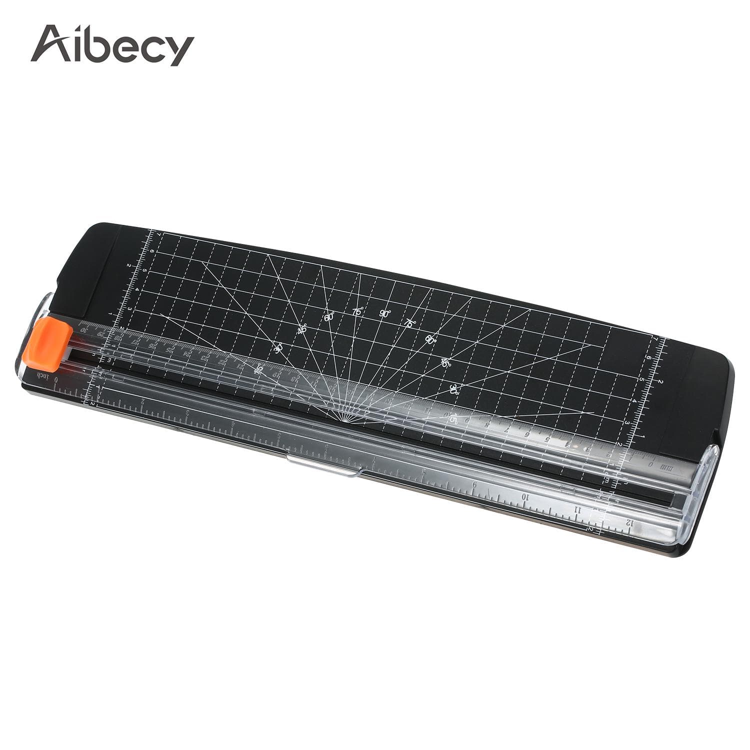 Aibecy Portable Paper Trimmer A4 Size Paper Cutter Cutting Machine 12 Inch Cutting Width for Craft black