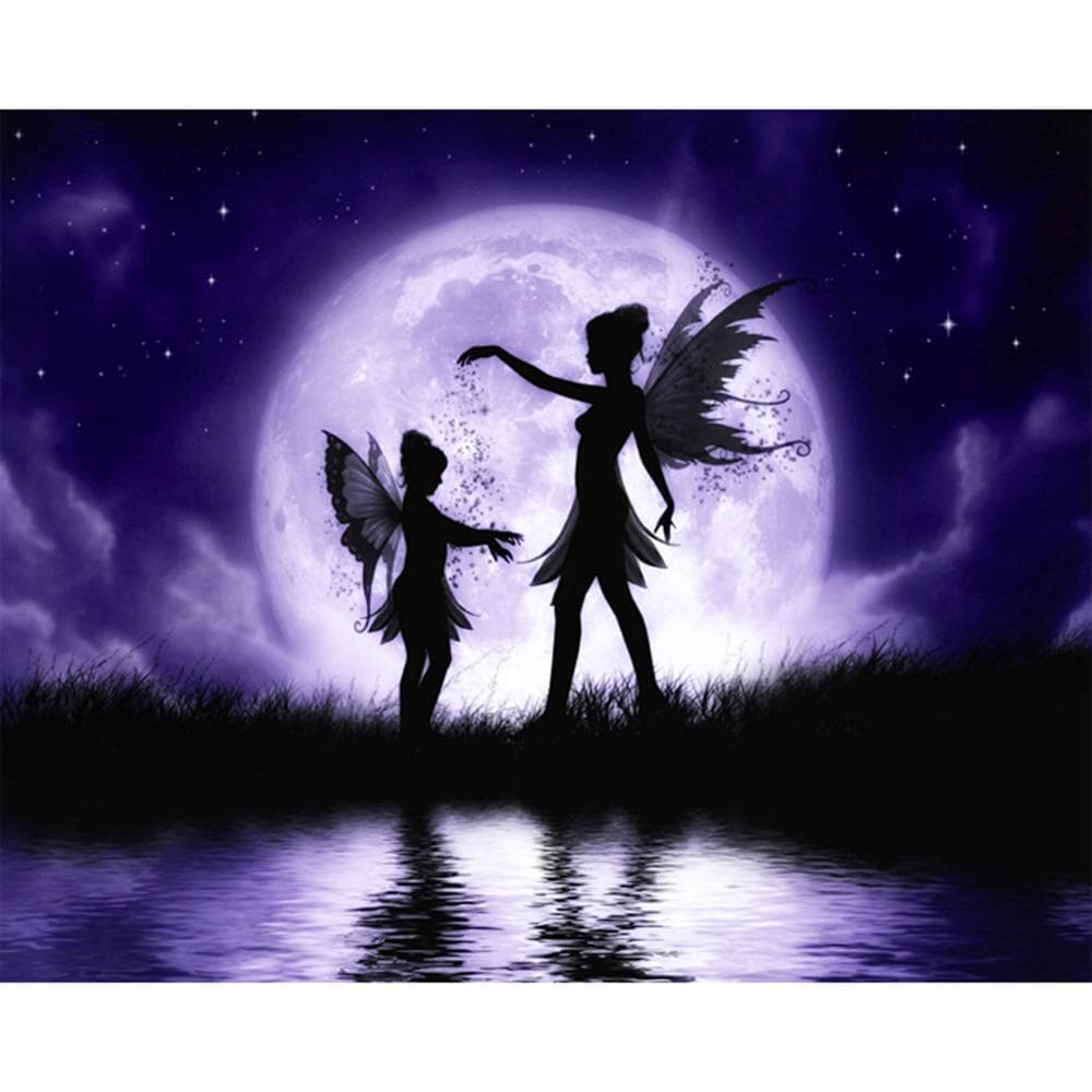 5D Diamond Painting Angel Dancing Diamond Embroidery Cross Stitch Rhinestone Mosaic Painting 20X30CM