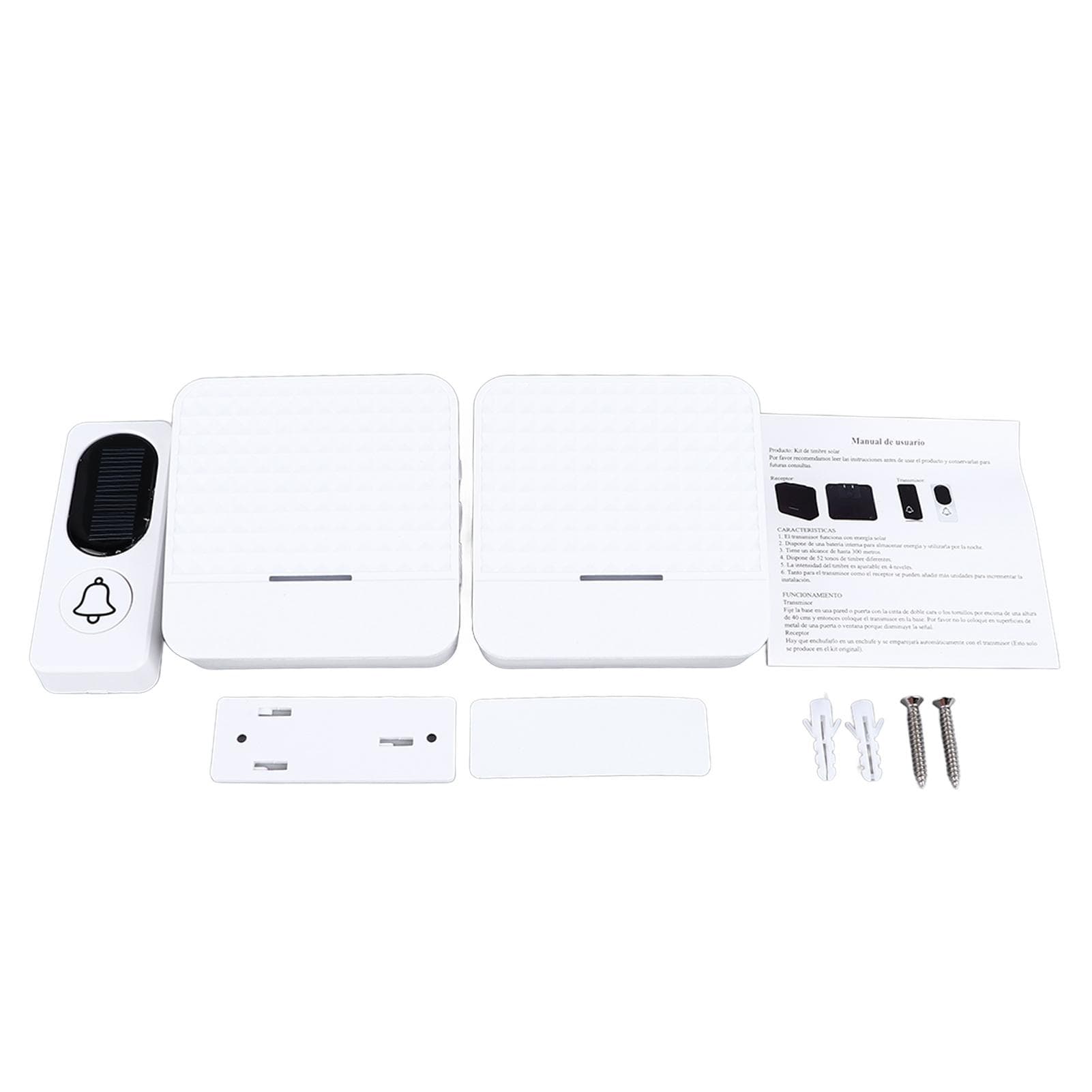 Wireless Door Bell 52 Songs Self Power Generation Electronic Doorbell for Home