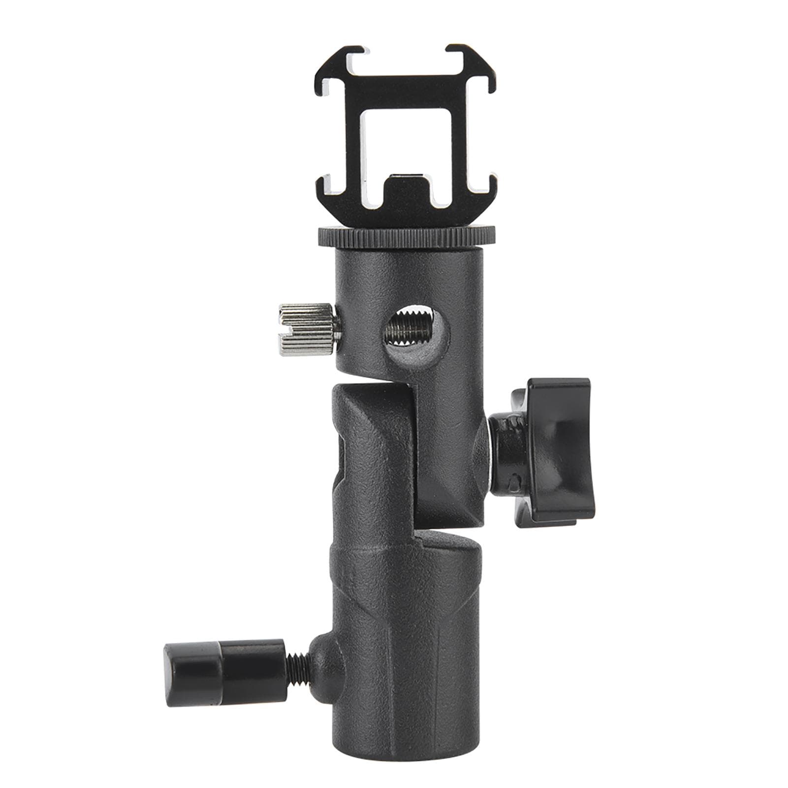 Swivel Tri Hot Shoe Mount Adapter Flash Light Stand Holder Bracket E Mount Support