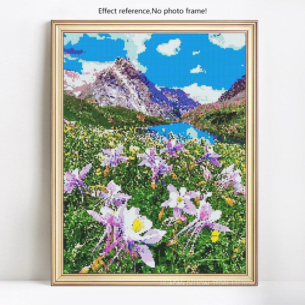 5D Diamond Painting Wildflower Full Round Rhinestone Picture Embroidery Sale Diamond 20X30