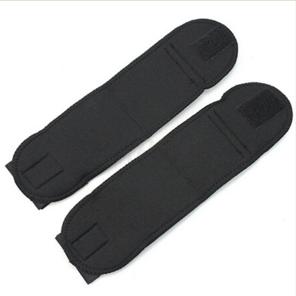 2 Pcs Adjustable Breathable Sports Running Cycling Wrist Guard Wrap Protector (Black)