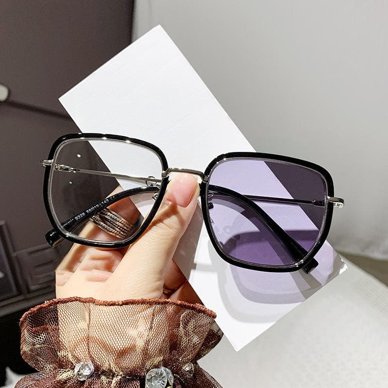 New Color Changing High End Women Myopia Glasses Ultra Light Small Round Frame No Makeup Look 9326 0