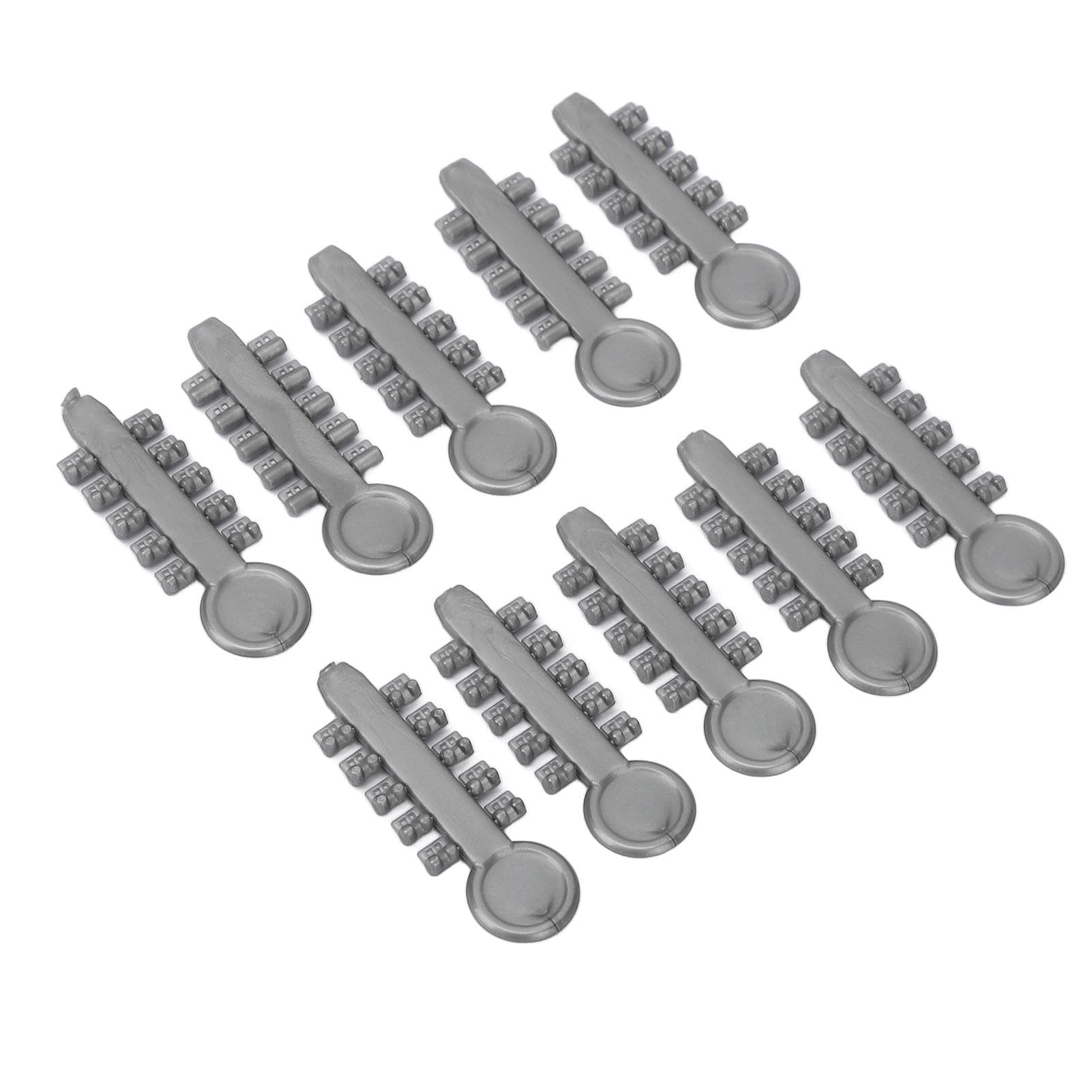 10pcs Dental Rotating Wedges Gray Elastic Dental Rotation Rubber Pads for Tooth Correction