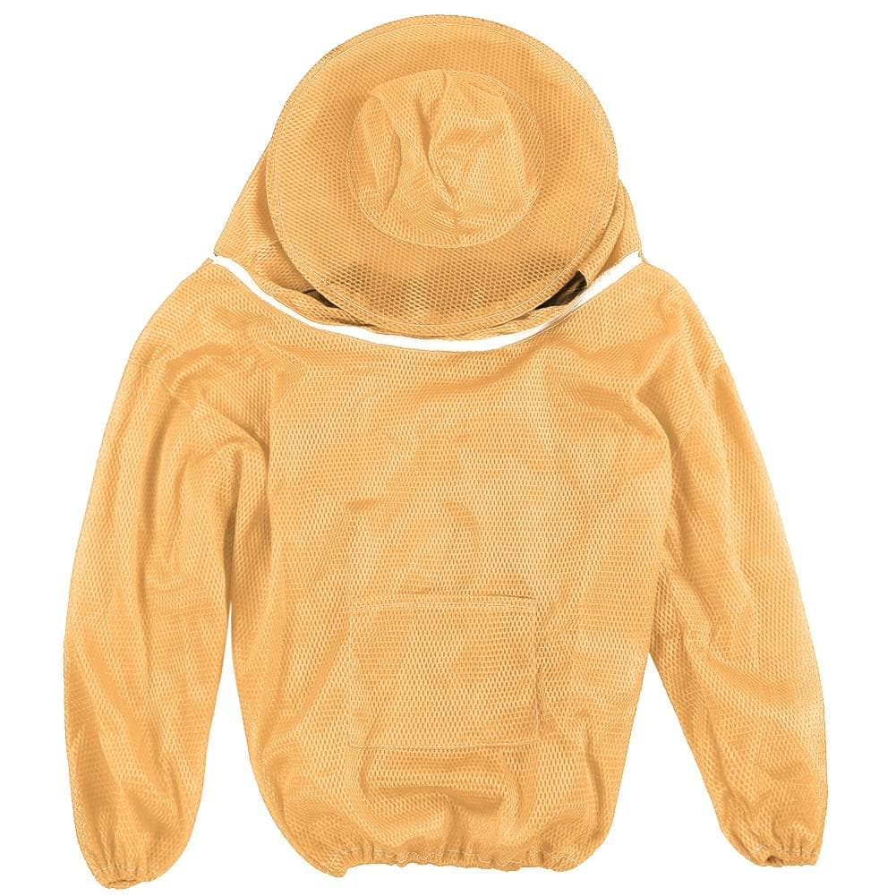 Beekeeping Tools Professional Beekeeping Protective Jacket Beekeeper Veil Suit SmockOrange orange