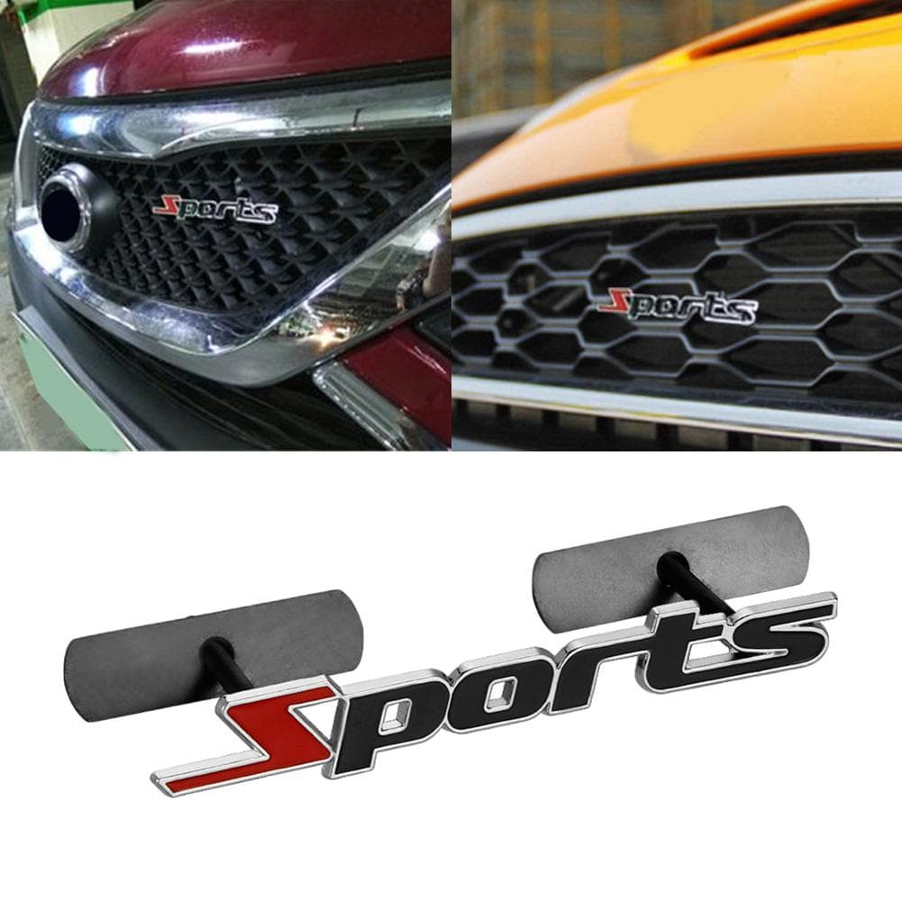 Cars Auto Parts Emblem Grille Sticker Badge Metal DIY Vehicle Ornaments Car Letter Sports