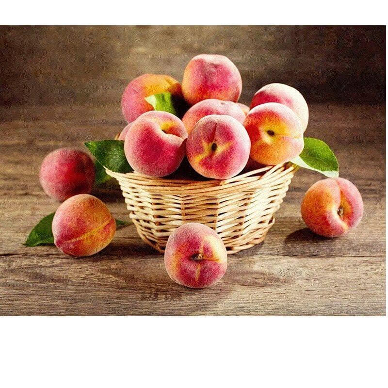 DIY Diamond Embroidery Peaches Full round Diamond Painting Cross Stitch Kit 20X30CM