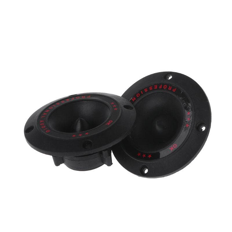 2PCS Piezoelectric Tweeter 3  Audio Speaker Treble Ceramic Piezo Loudspeaker PA/DJ Tweeters Replacement Home Subwoofer Stage Sound DIY