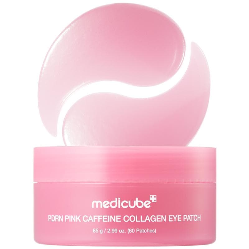 Pink Caffeine Collagen Eye Patch for Night Care,Fuller-Looking Eye Area, Under-Eye Puffiness, Dark Circles Care for Smooth, Radiant & Youthful-Looking one box
