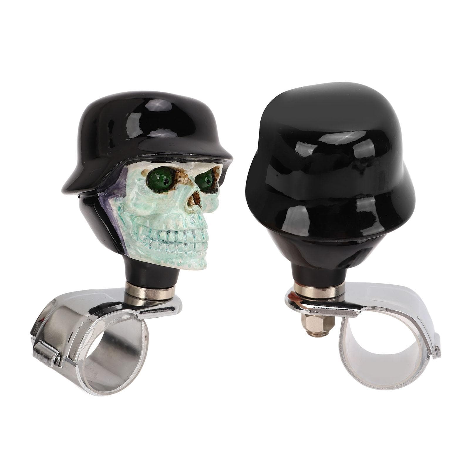 Skull Shape Steering Wheel Suicide Knob Car Power Handle Spinner for Vehicle Truck Boat
