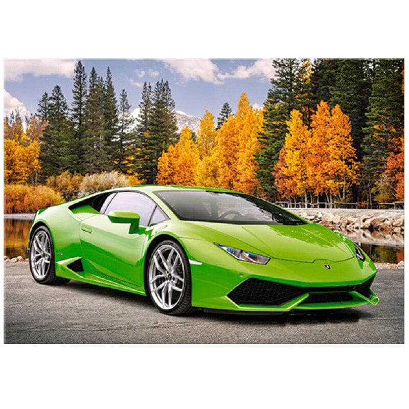 5D DIY Diamond Painting Scenic Sports Car 3D Diamond Embroidery 20X30CM