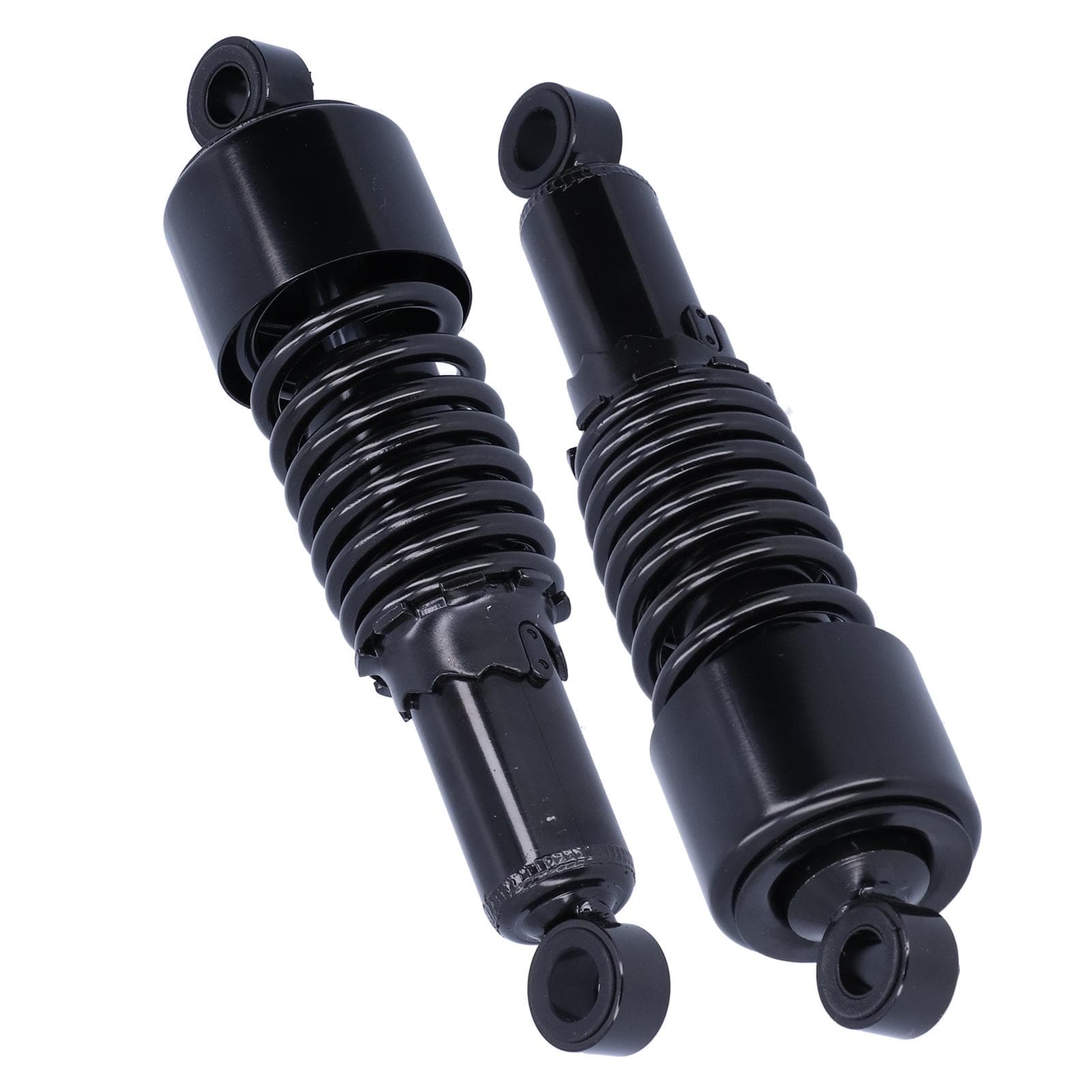 Pair of 10.5in Motorcycle Shocks Absorber Stainless Steel Damper Fit for XL883 XL1200R XL1200L