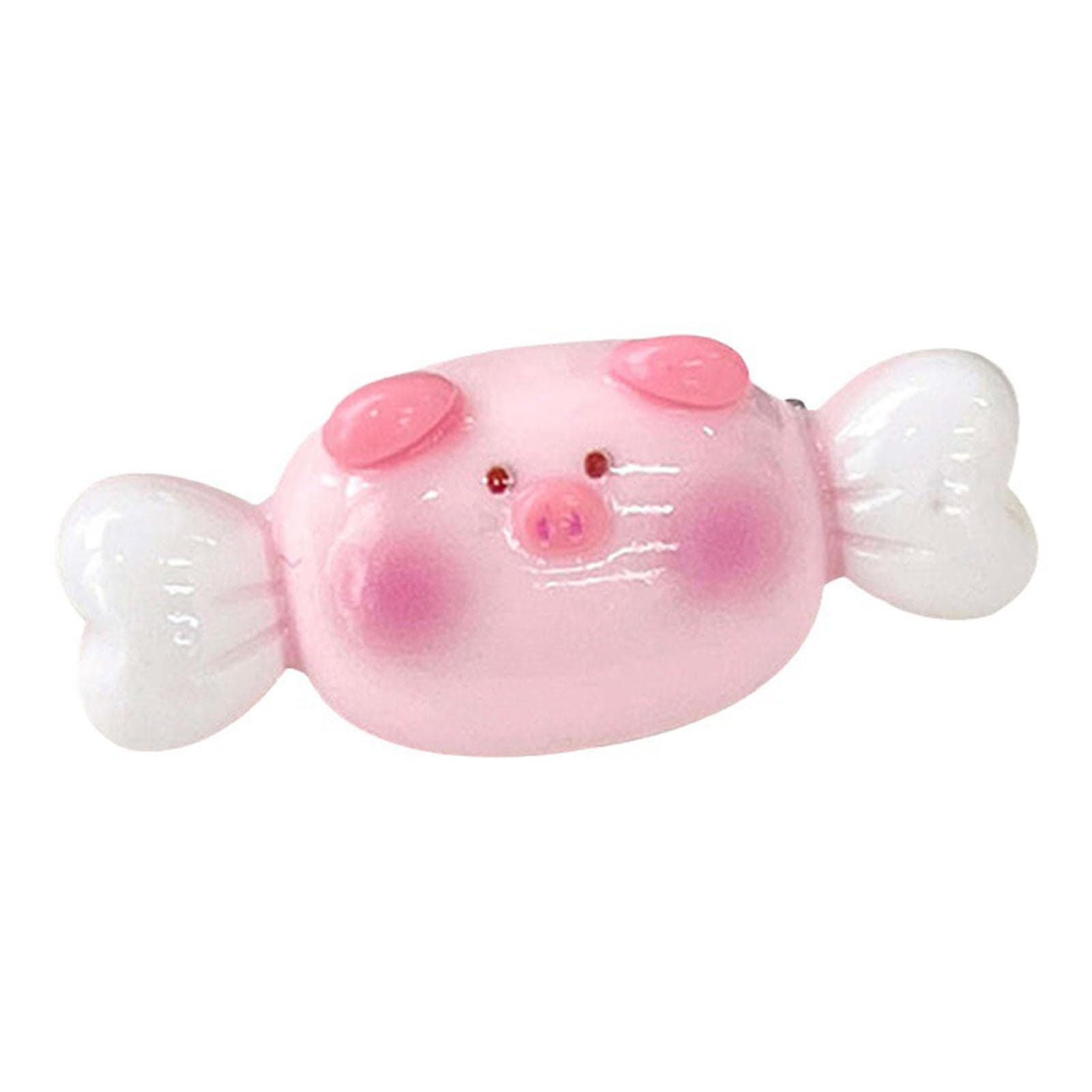Girls Cartoon Hair Clip Mini Blush Pig Hair Clip Adroable Cartoon Animal Children Hairstyle