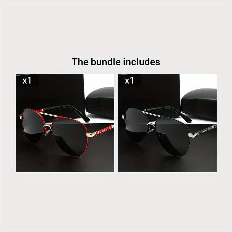 Men's Color-changing Sunglasses HD Day Night Driving Glasses UV Protection Stylish Shades