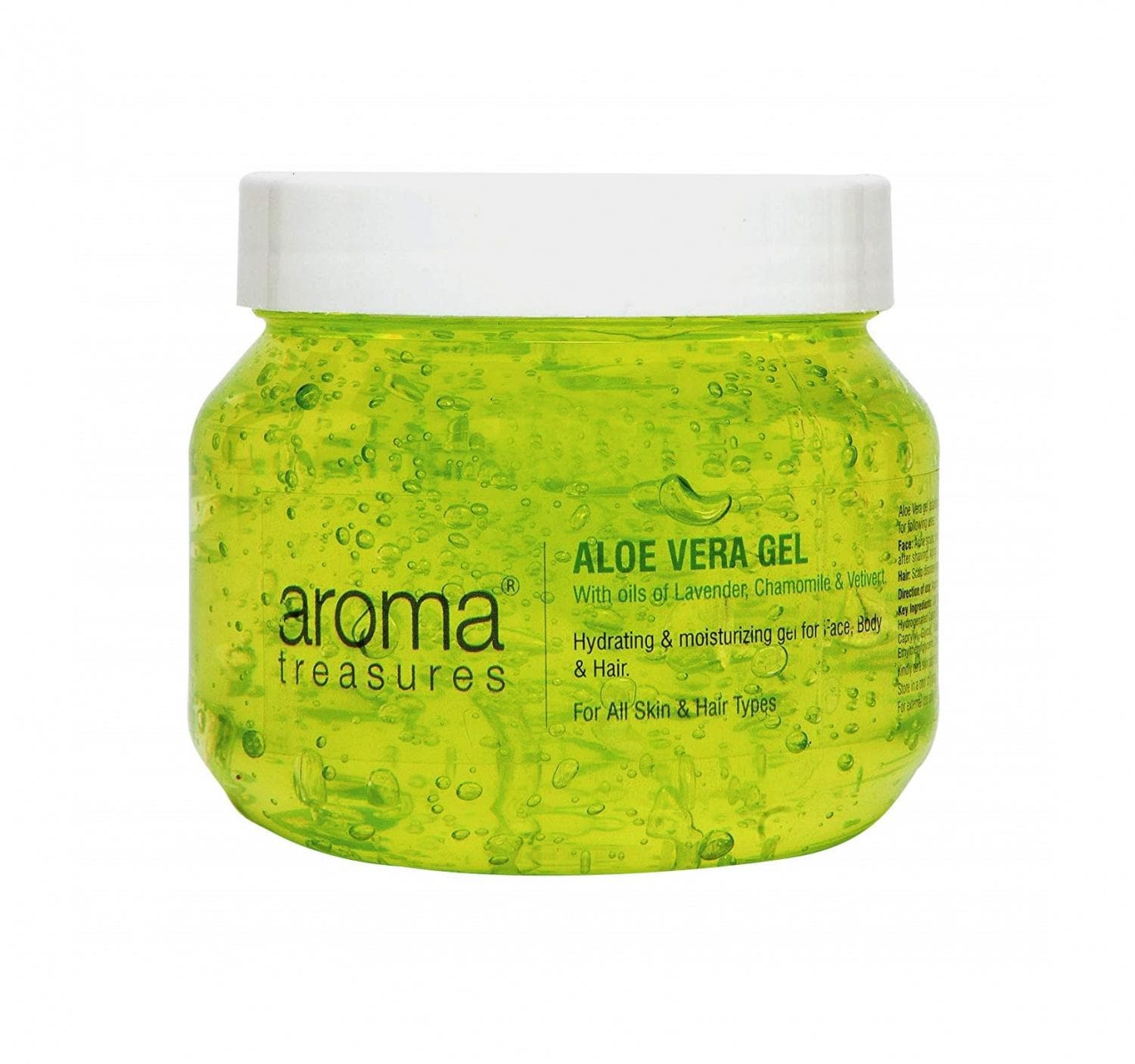 Aloe Vera Gel: for face, body and hair (125 g), Aloe Vera Gel Aroma Treasures 8.5