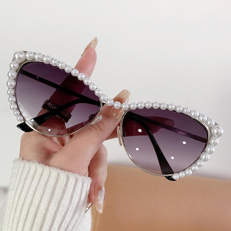 Luxury Cat Eye Sunglasses Women Designer Sexy Retro Pink UV400 Metal Shades Female Fashion Sun Glasses