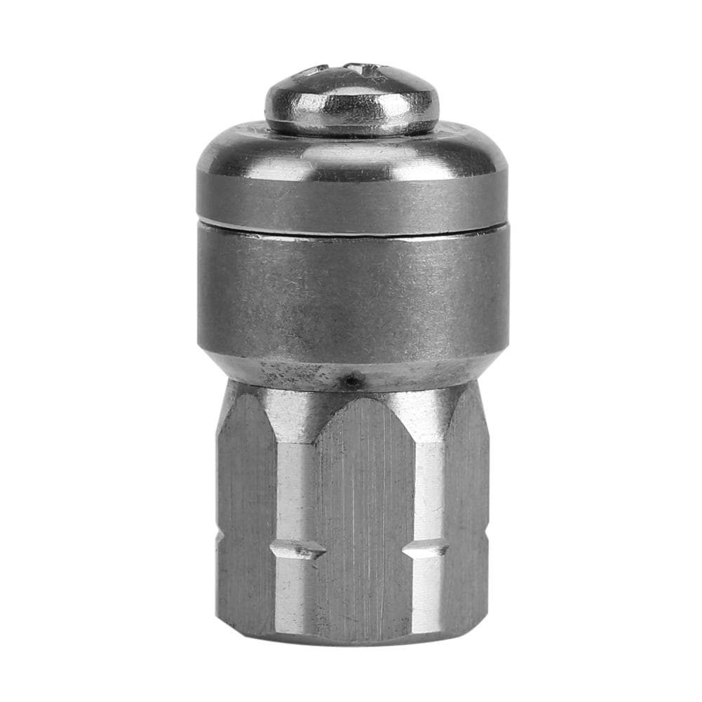 Stainless Steel 1/4 Female Rotary Nozzle Pressure Washer Drain Cleaning Accessory