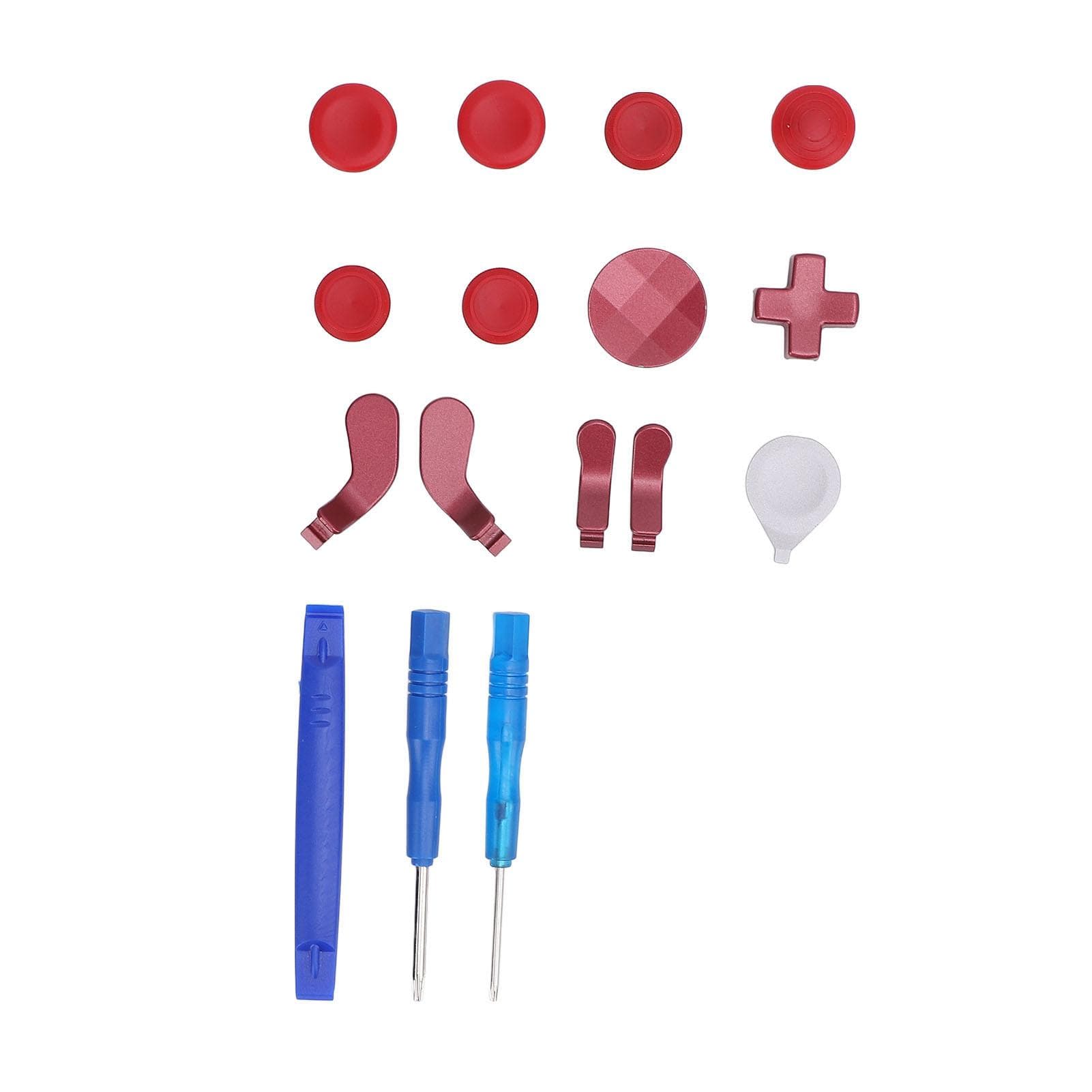 Metal Thumbsticks Paddles D Pads Repair Kit Game Controller Replacement Swap Joysticks for Elite