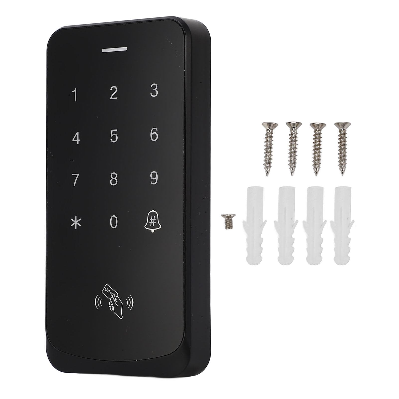 Access Control Keypad IP67 Waterproof Wireless Digital Card Reader Entry Door Lock with Blue