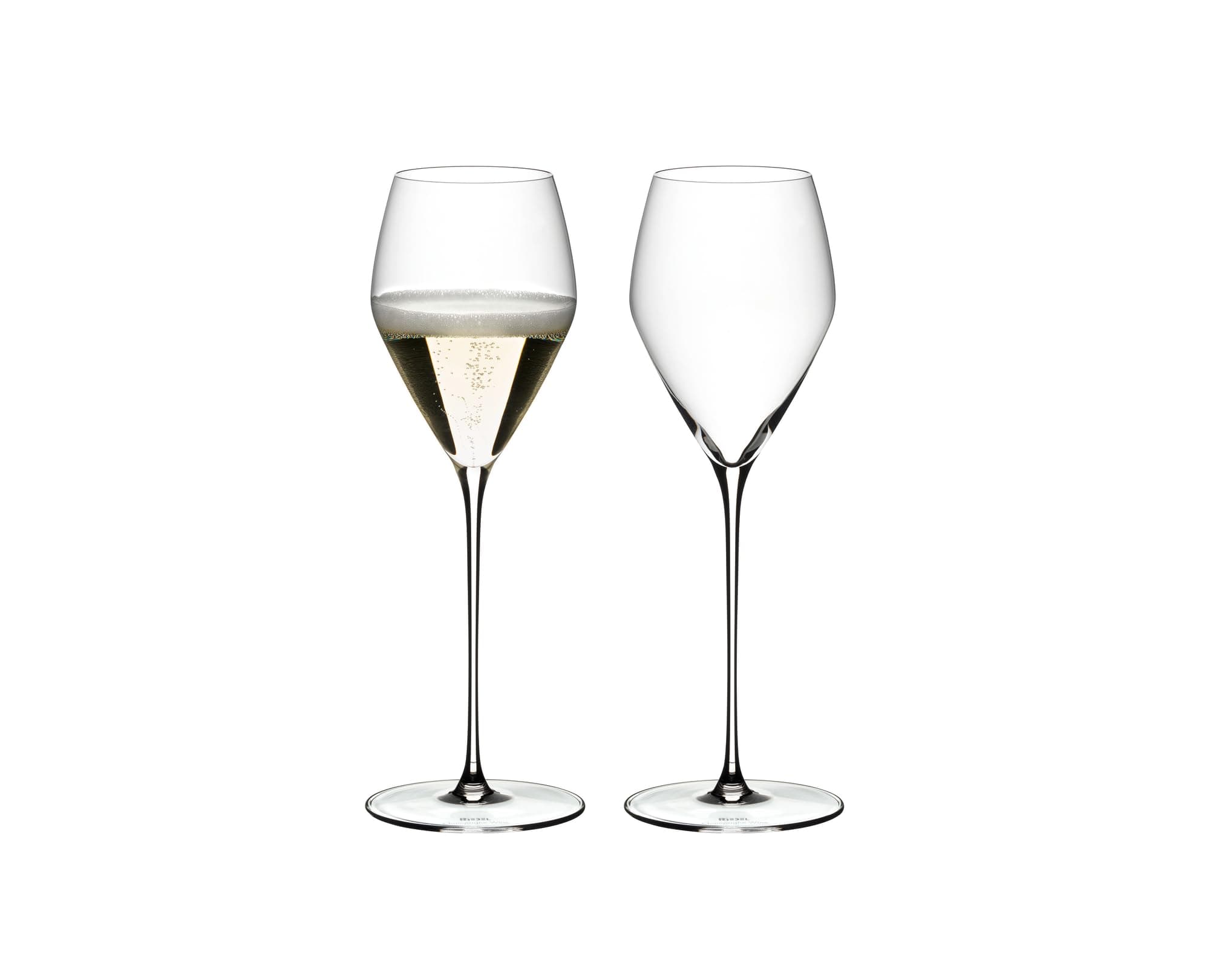 Authentic RIEDEL Veloce Champagne Glasses, 327ml, Pair Set, 6330/28