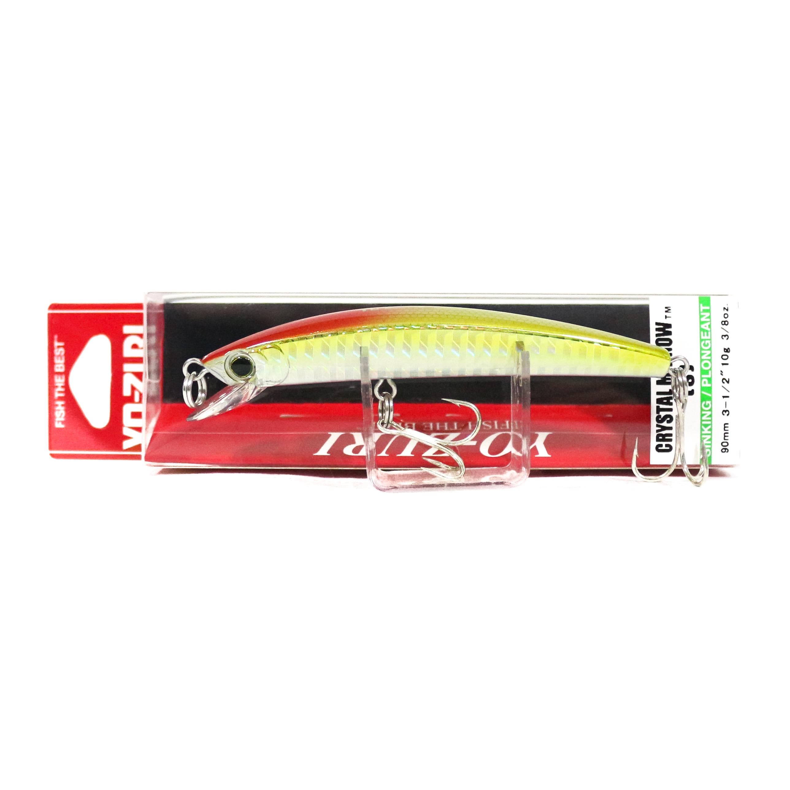 Yo Zuri Crystal Minnow S 90 mm Sinking Lure F9-GHCR (4682)