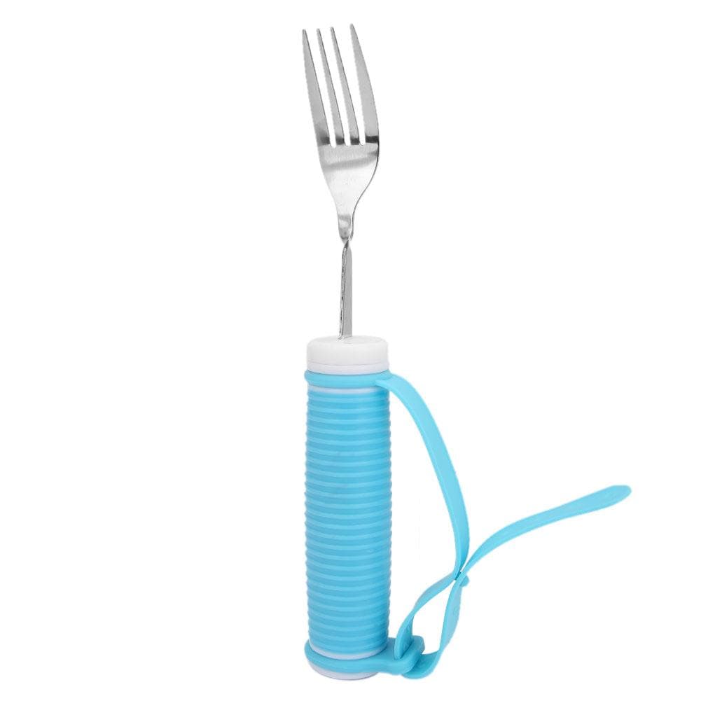Stroke Elderly Auxiliary Tableware Disabled Hand Anti-Shake Eating Aid Accessory(Fork )