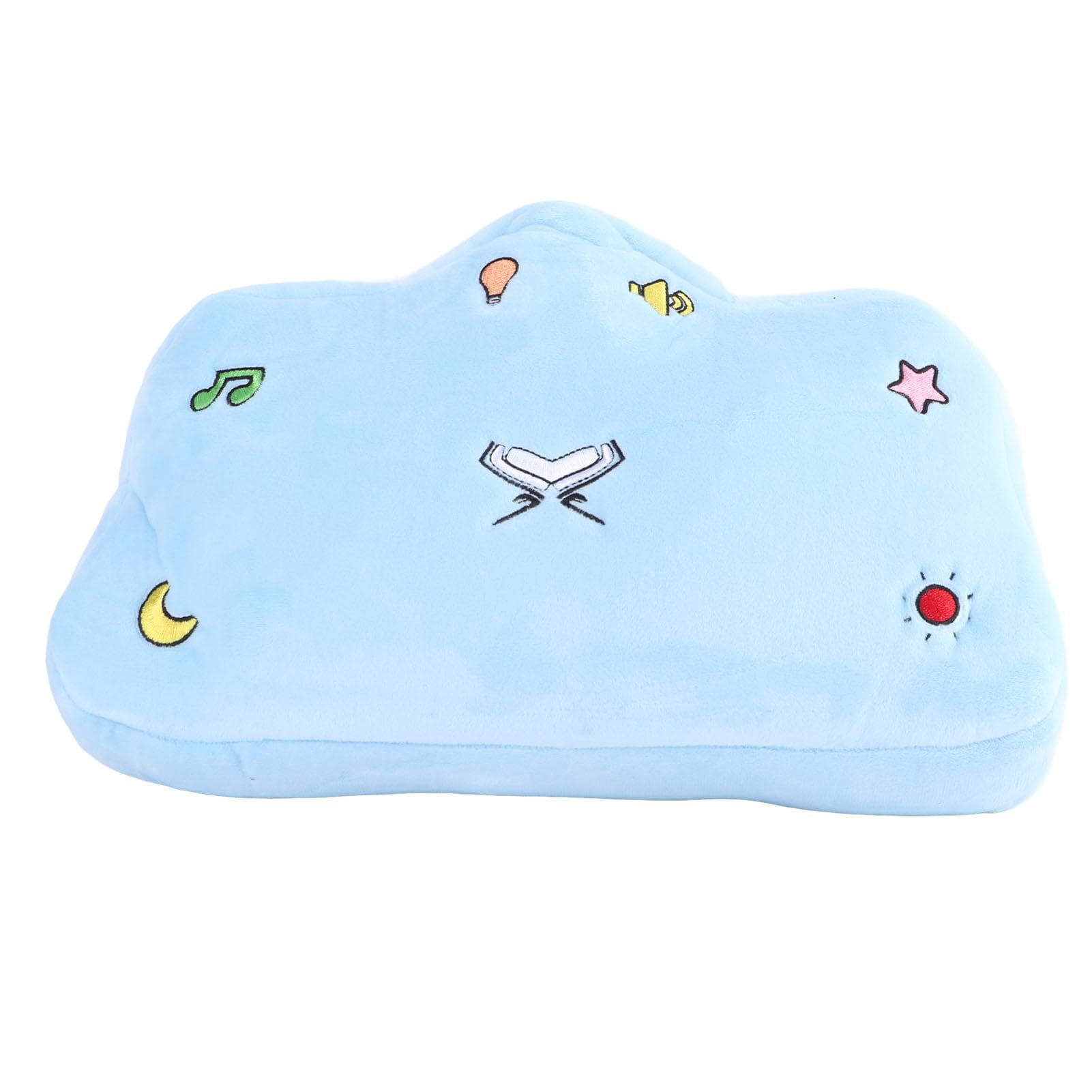 Quran Pillow Comfortable Soft Cute Style Blue Cloud Shape LED Light Function Polyester Kids Pillow