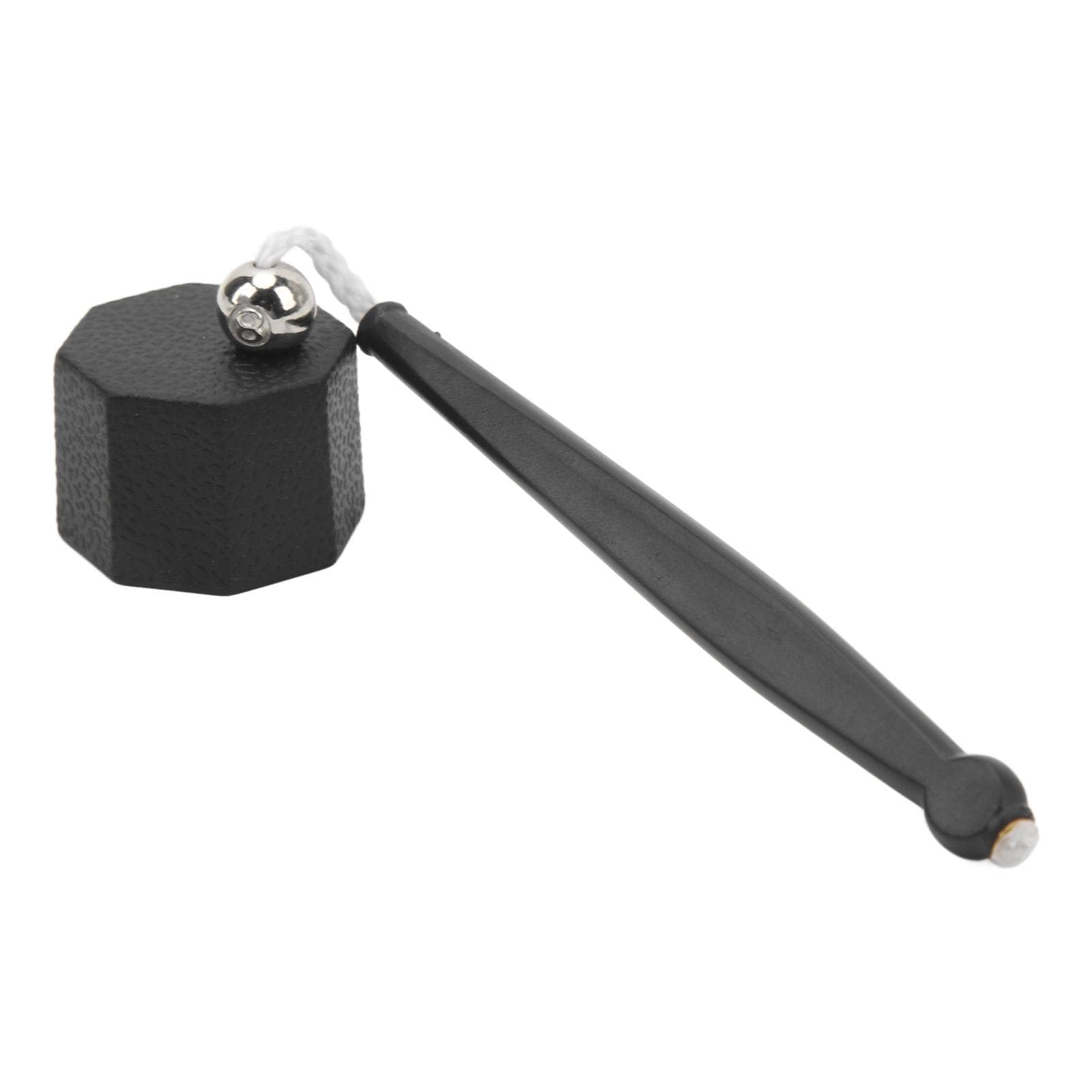 Pool Cue Chalk Holder Cover Octagonal Design Lightweight Black Plastic Pool Chalk Holder for