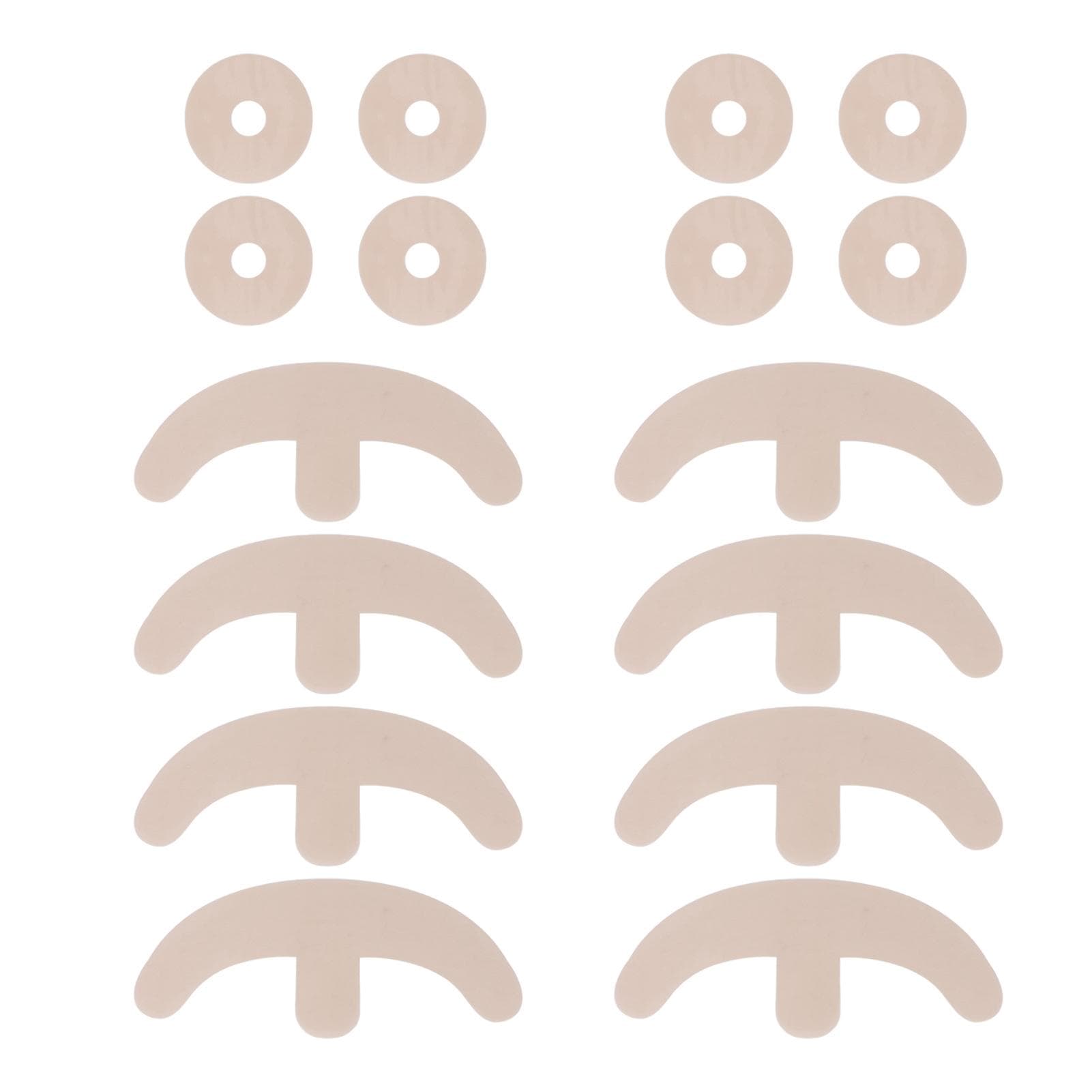8PCS Chest Scar Patch 8PCS Nipple Patch Silicone Skin Scars Reduction Removal Tape for Bust After