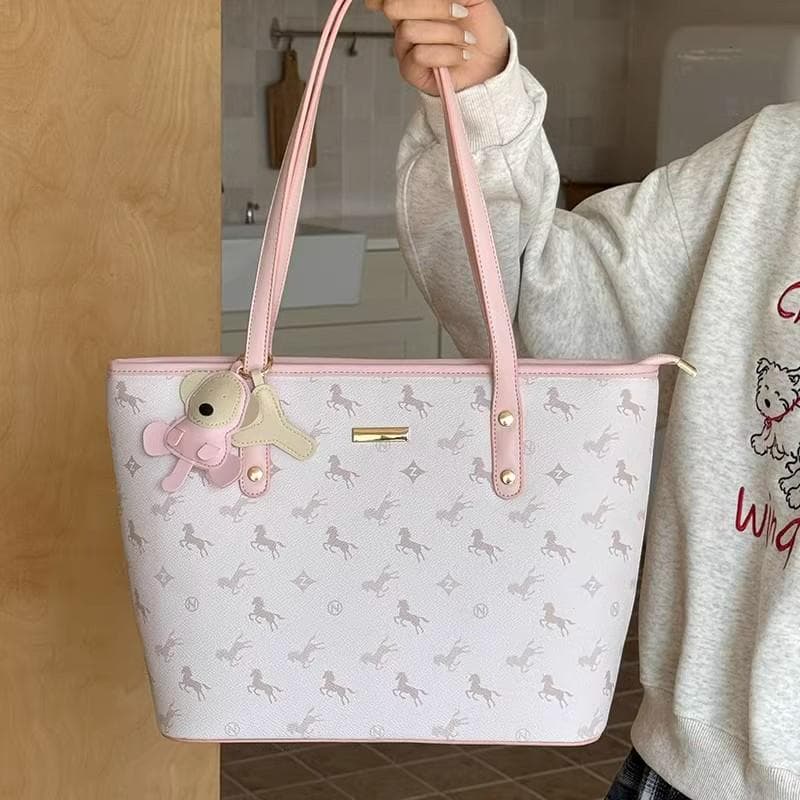 Tote Bag Fall College Commuter Shoulder Tote
