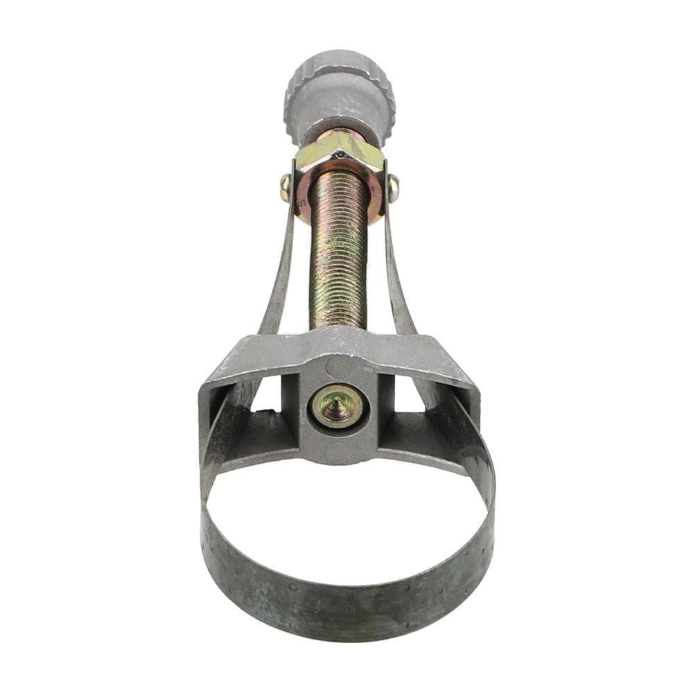 Steel Strap Wrench Hand Tools Car Oil Filter Removal Tool Adjustable 60mm To120mm Diameter light grey