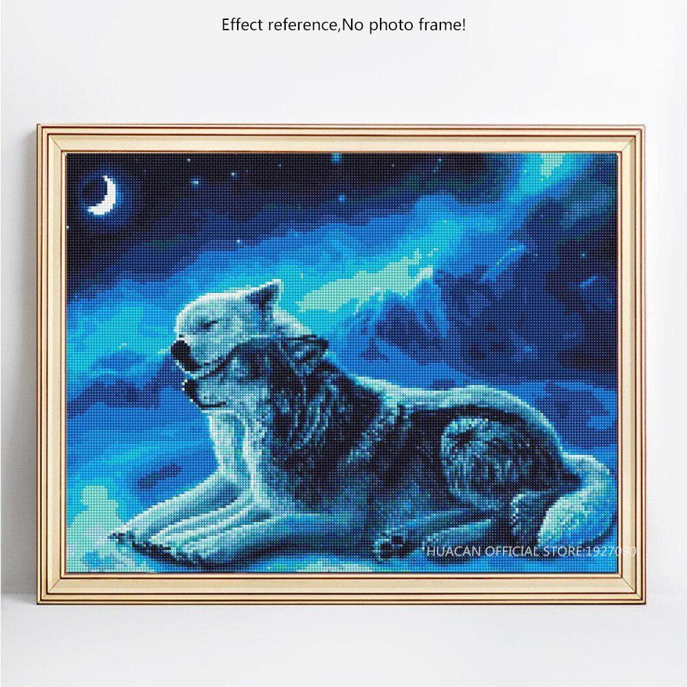 5D DIY Diamond Painting Animal Tiger Rhinestone Picture Full Round Embroidery 20X30