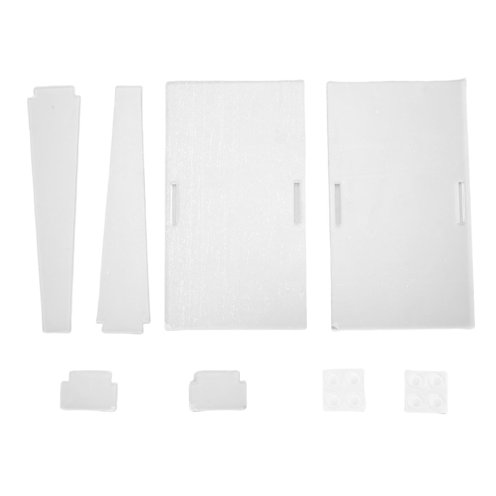 2 Sets Acrylic Easel Stand Multifunctional Stylish Look Compact Clear Picture Display Holder for