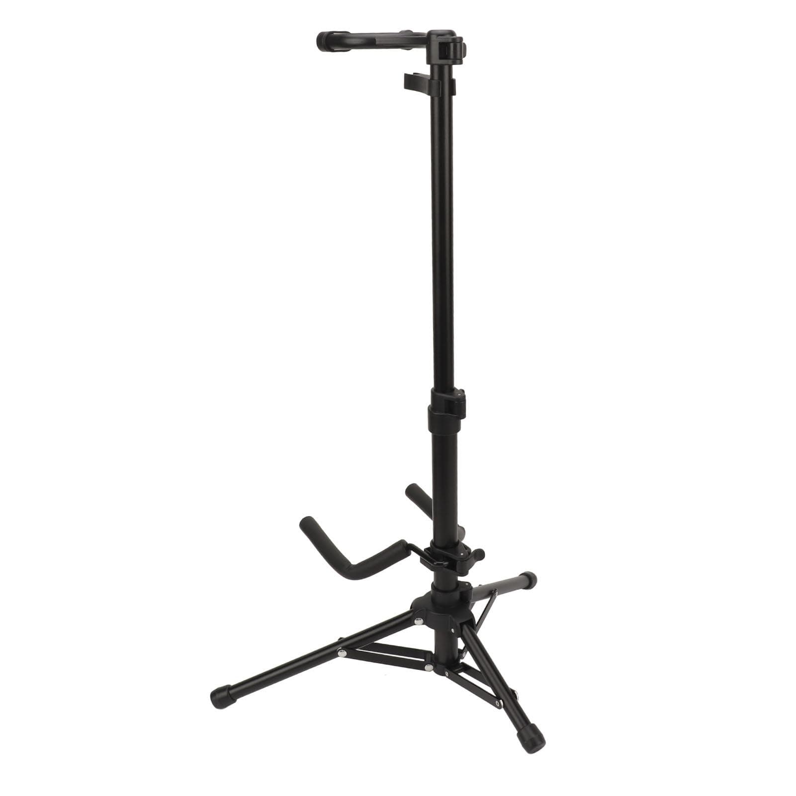 Ukulele Violin Stand Adjustable Height Aluminum Alloy Instrument Stand with Lock Buckle Side Bow