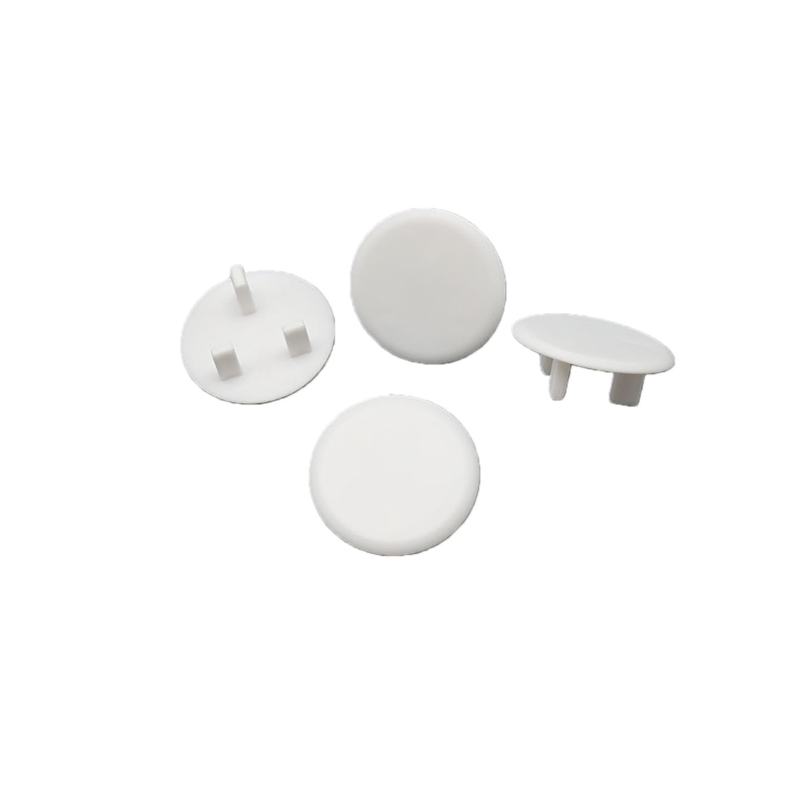 Outlet Cover 3 Hole ABS Socket Proofing Electrical Safety Protector for HouseholdEnglish Style Thin