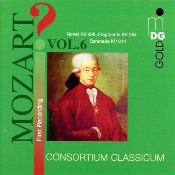 CD MOZART; CONSORTIUM CLASSICUM - Wind Music Vol 6 MDG30104992 MDG Europe Classical Used