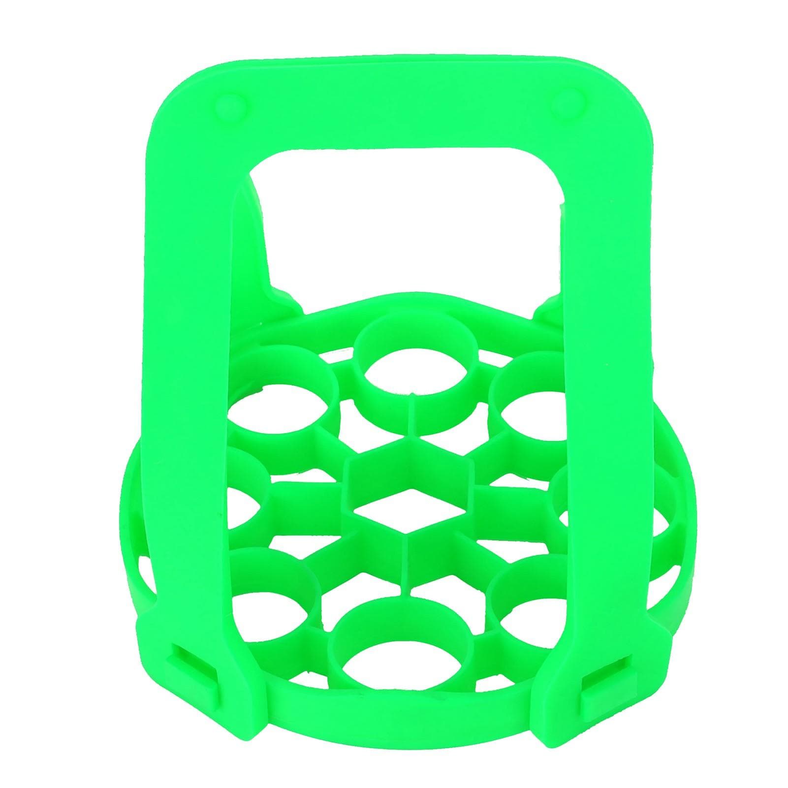 9Hole Silicone Egg Steamer Rack AntiScalding Pressure Cooker Sling Heat Insulation Pad(Green ) green