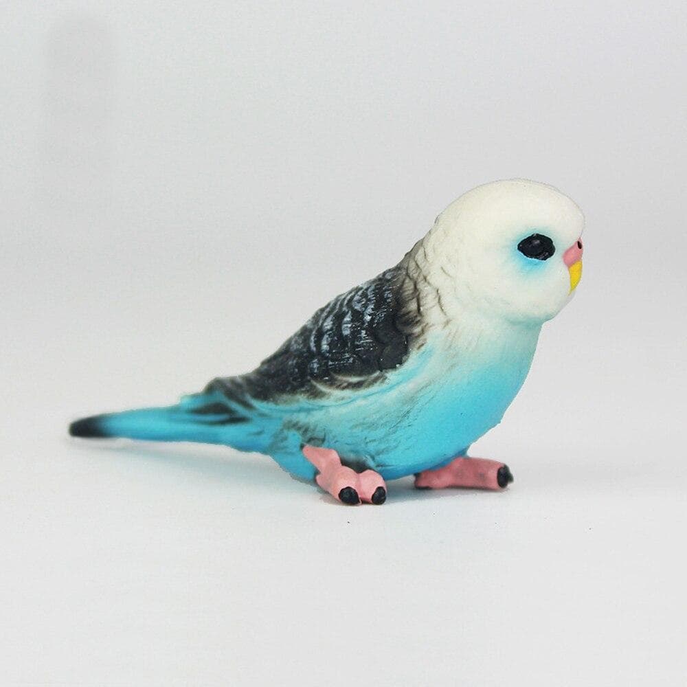 Simulation Parrot Miniature Landscape Ornament Parakeet Model Lawn Figurine Artificial Bird Home Decorative Figures Bird Decor
