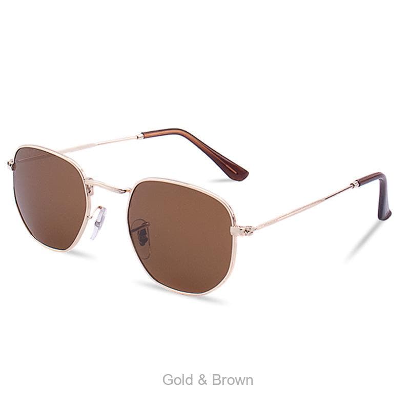 New Fashion Square Sunglasses Women Men Retro Metal Sun Glasses UV400 Protection Luxury Brand Design Outdoor Driving