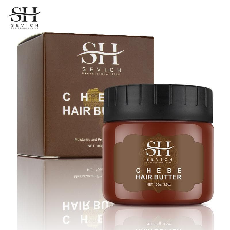 Africa Crazy Chebe Hair Butter Sevich Traction Alopecia Anti-break Hair Growth Products Moisturize Repair Dry Hair Mask Beauty Health brown