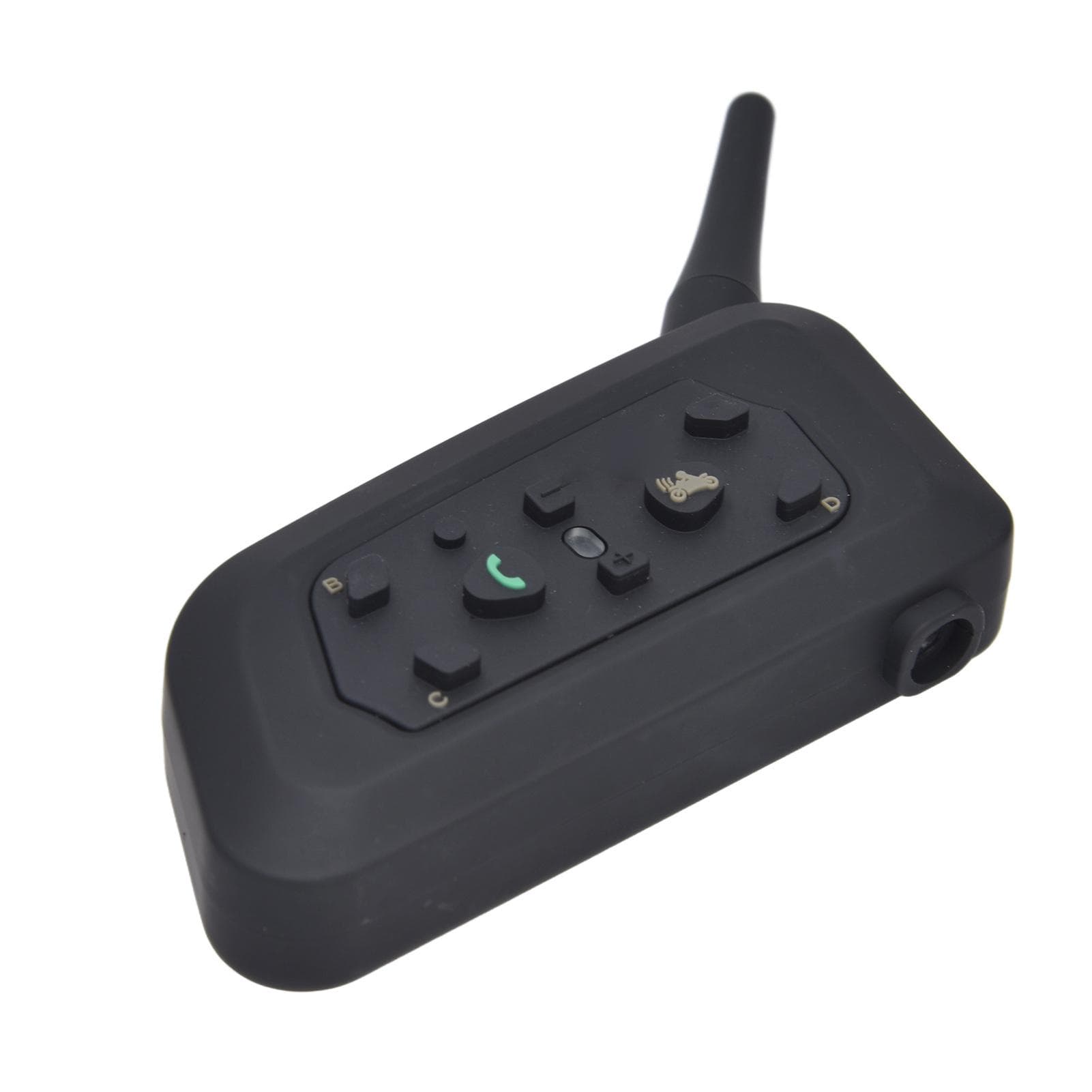 Motorcycle Helmet Bluetooth Headset IP65 Waterproof Motorbike Helmet Earpiece Connects Up to 6