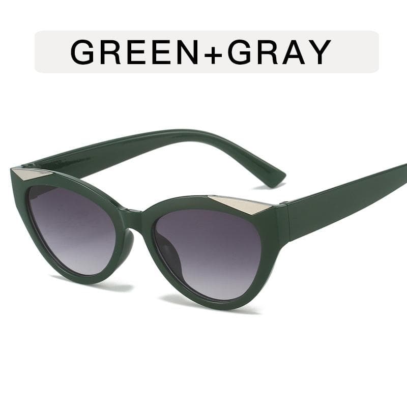 New Vintage Sunglasses Women Small Oval Square UV400 Protection Fashion Shades Female Sun Glasses Gafas De Sol