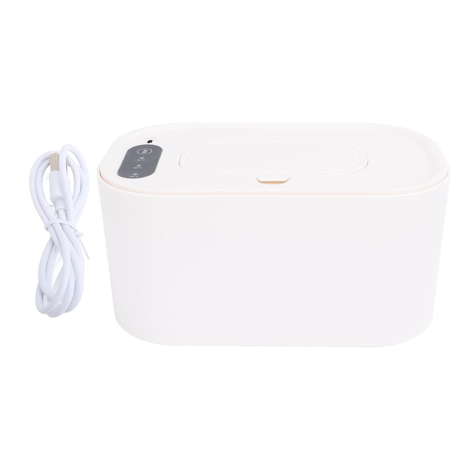 Wipe Warmer Constant Temperature Portable USB Powered Wet Wipe Warmer Dispenser for Home Car 3 Gears