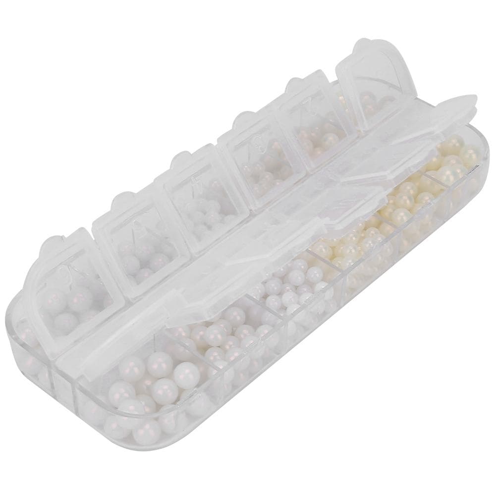 Round Shape Faux Pearl Beads No Hole Artificial ABS Beads Clothing Jewelry DIY AccessoriesType 4